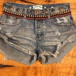 One teaspoon denim shorts - Bandits - Size 28